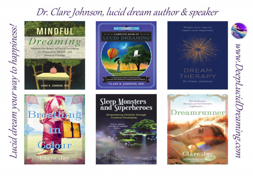 Dr Clare Johnson Books deepluciddreaming.com